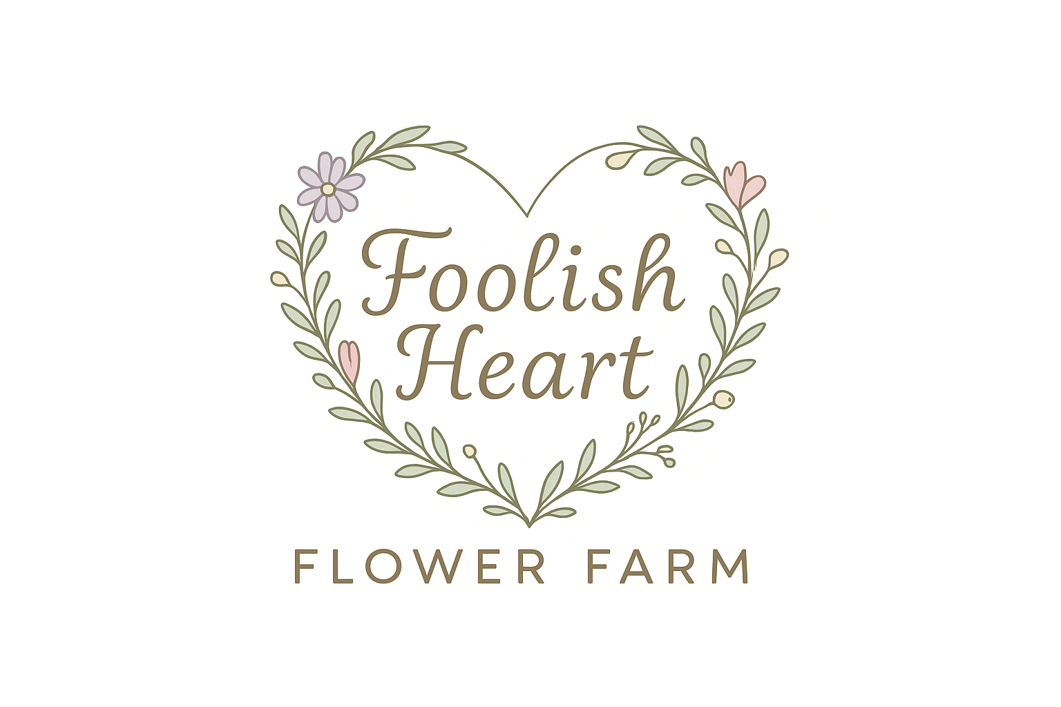 Foolish Heart Flower Farm logo